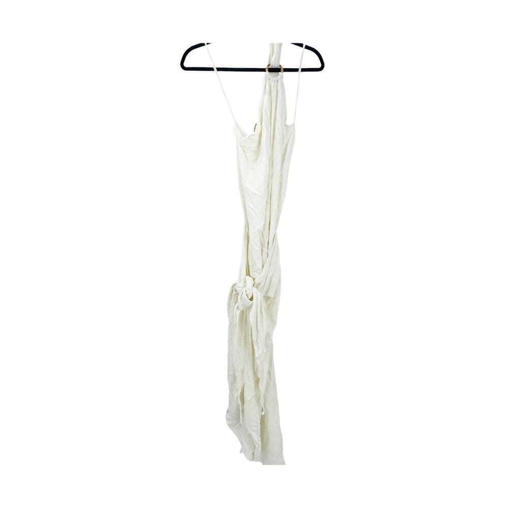 Chic White One-Shoulder Maxi Dress - Picture 5 of 11